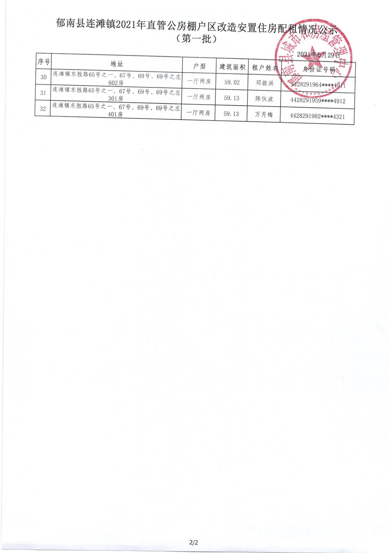 連灘鎮(zhèn)2021年城中村直管公房棚戶區(qū)改造安置住房配租情況公示（第一批）-3.jpg